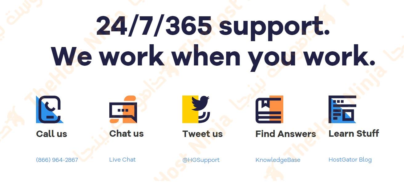 مراجعة خدمة عملاء استضافة هوست جيتور من موقع مراجعات ذاهوست.نينجا